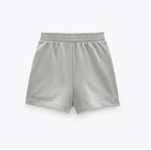 ZARA BNWT Plush Sweatshirt + Shorts 2pc Coord Set - Picture 3 of 3